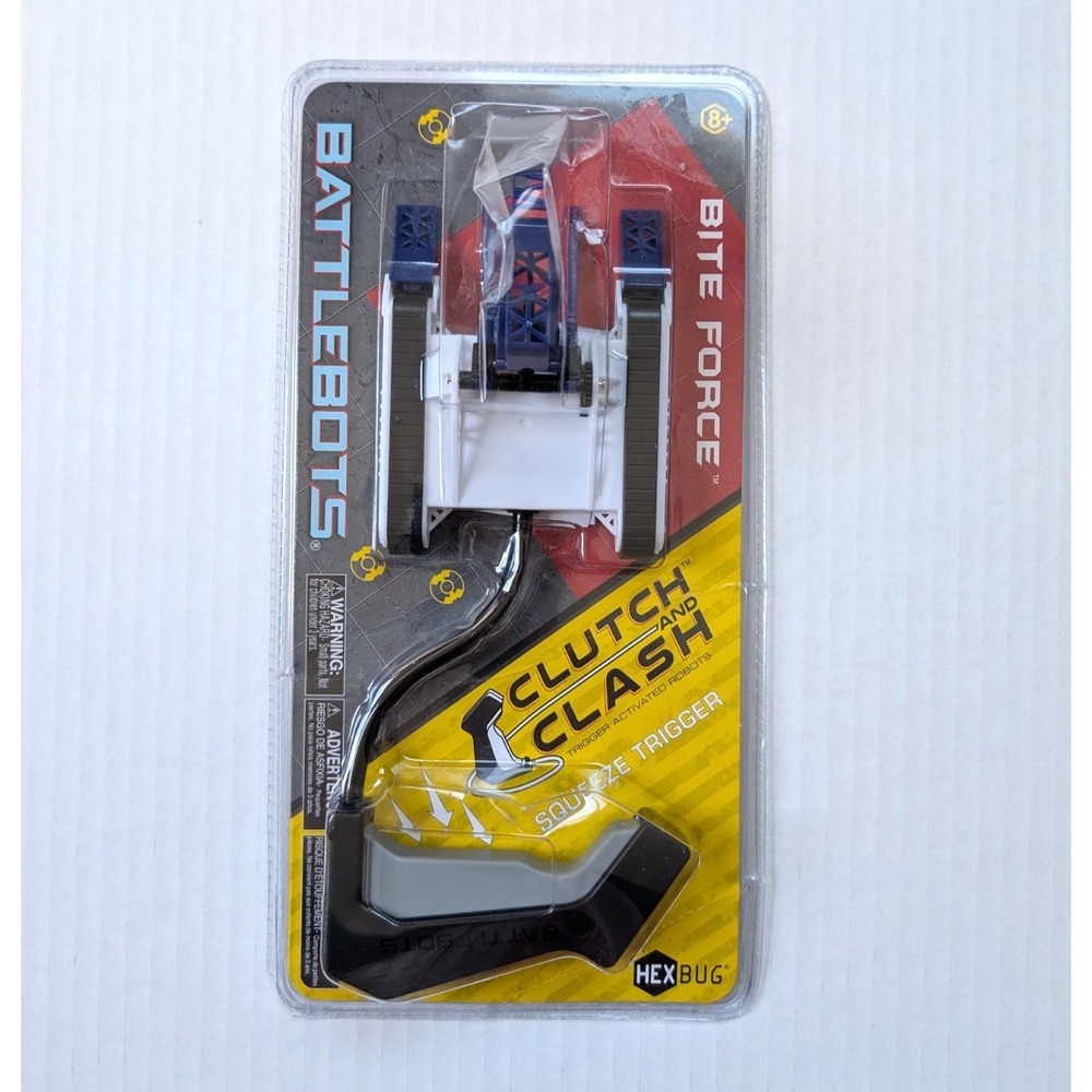 Hexbug Battlebots Bite Force Clutch & Clash Figure NIB